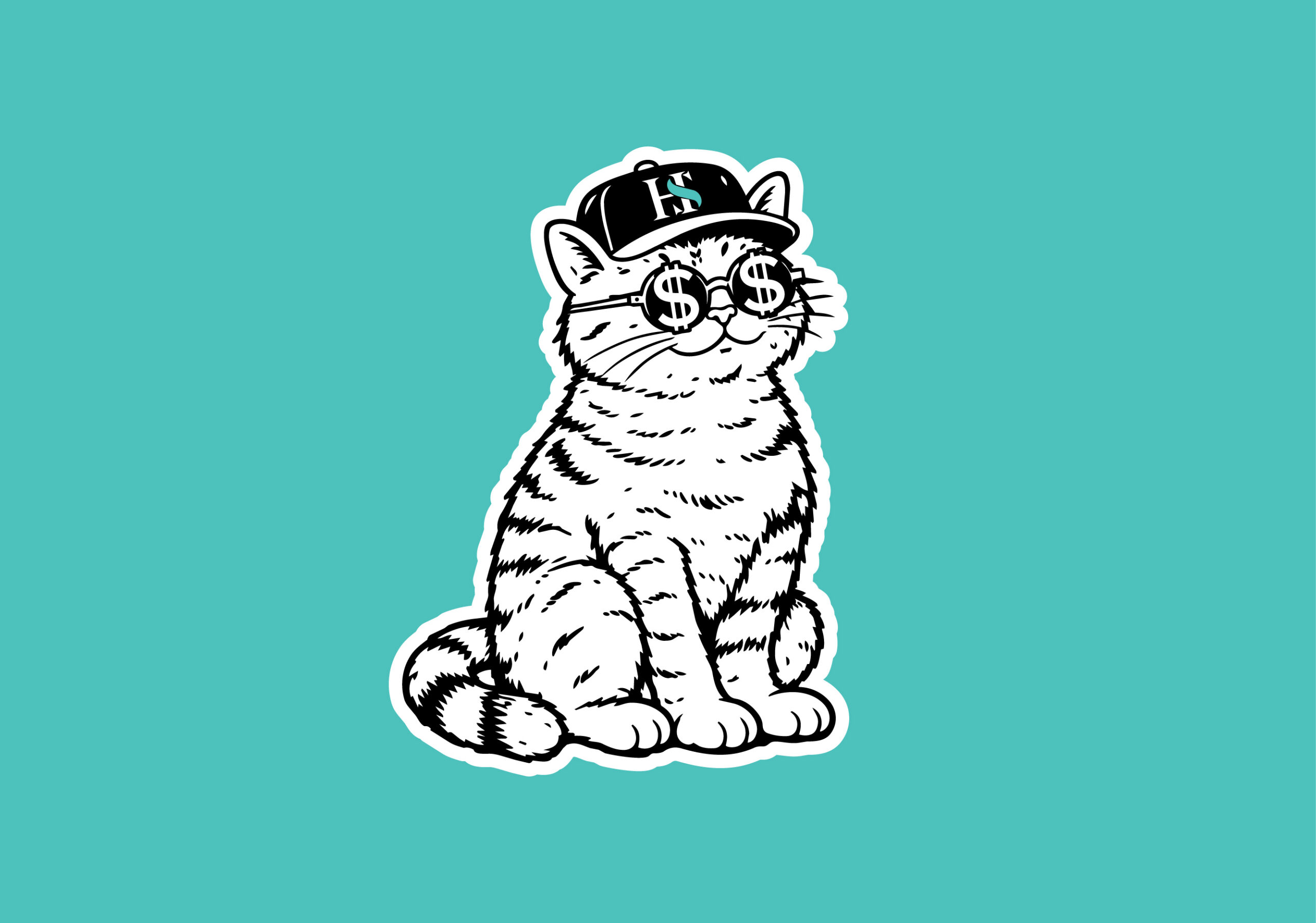 Highest Standards cat mascot